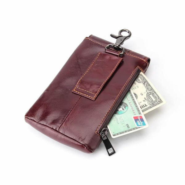 Кожена чанта за кръста с дръжка за ръка