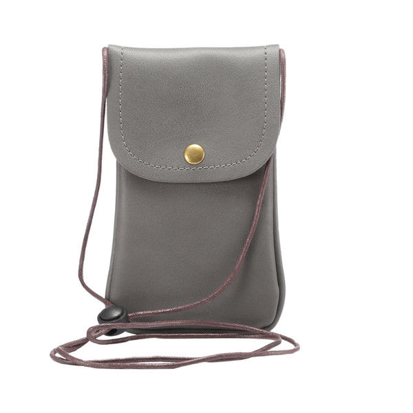 Universalus odinis dėklas mobiliajam telefonui ir kaklo prijungimui