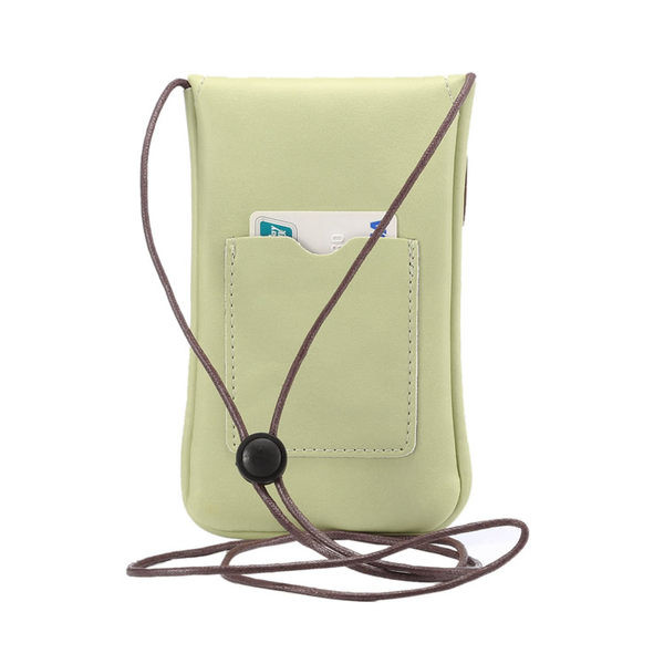 Universalus odinis dėklas mobiliajam telefonui ir kaklo prijungimui