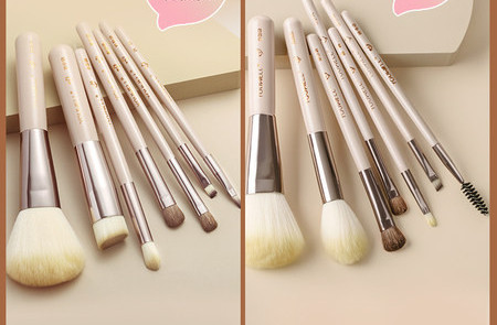 Set četkica za šminkanje s kozmetičkom torbicom