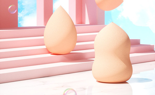 Mekana spužvica za šminkanje 3 ili 6 komada u setu