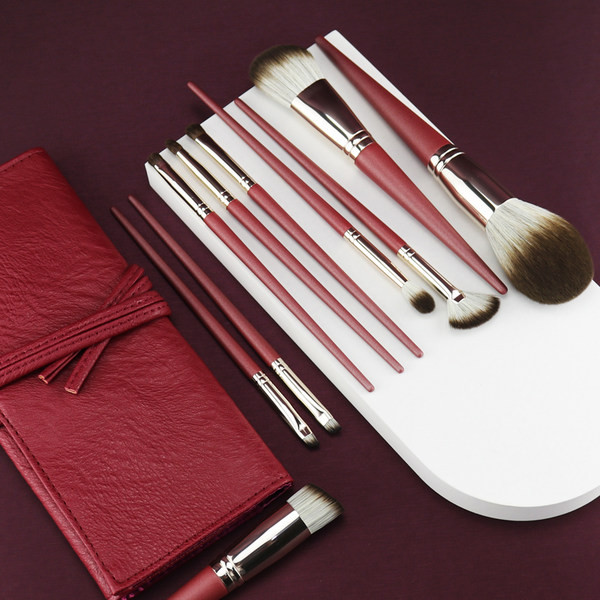 Set de 10 pensule de machiaj