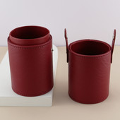 Makiažo šepetėlių laikymo dėžutė