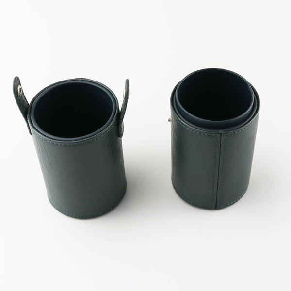 Makiažo šepetėlių laikymo dėžutė