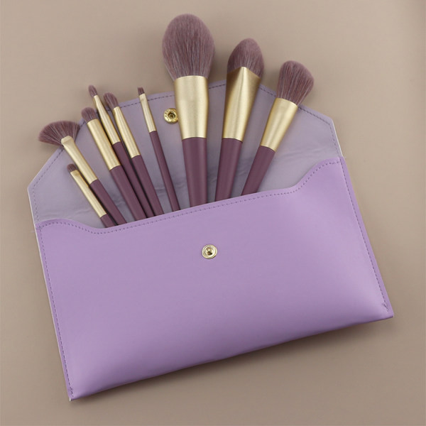 Set de 14 perii cu geanta de depozitare cosmetice