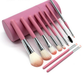 Set de machiaj - perii cu par artificial