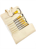 Set pensule de machiaj 7,12,18,24 bucati cu husa din piele