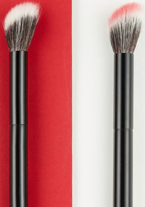 Vaigu sārtuma birste ar apaļu galvu