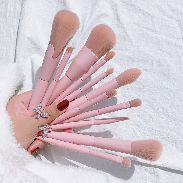 Kompletan set četkica za šminkanje s plastičnom drškom