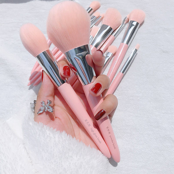 Kompletan set četkica za šminkanje s plastičnom drškom