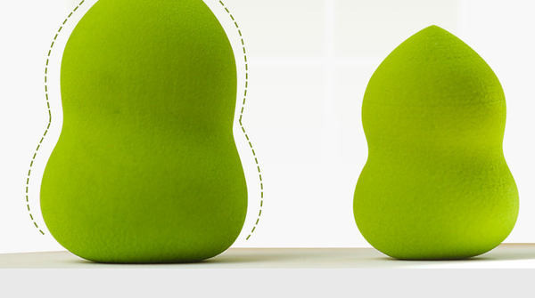 Meka spužvica pogodna za nanošenje pudera 4 komada u setu