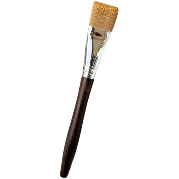 Perie cu cap plat pentru aplicarea fondului de ten