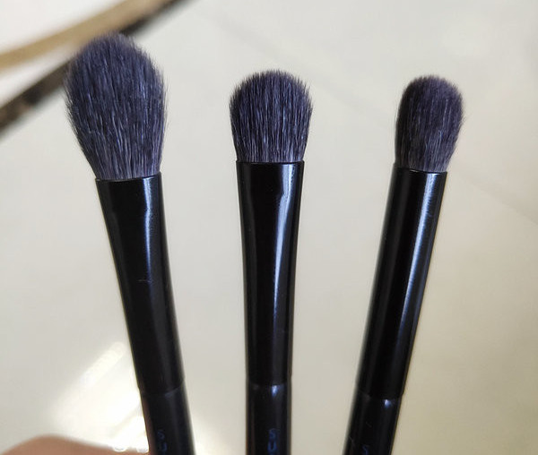 Πινέλο για σκιές ματιών - τρία μεγέθη