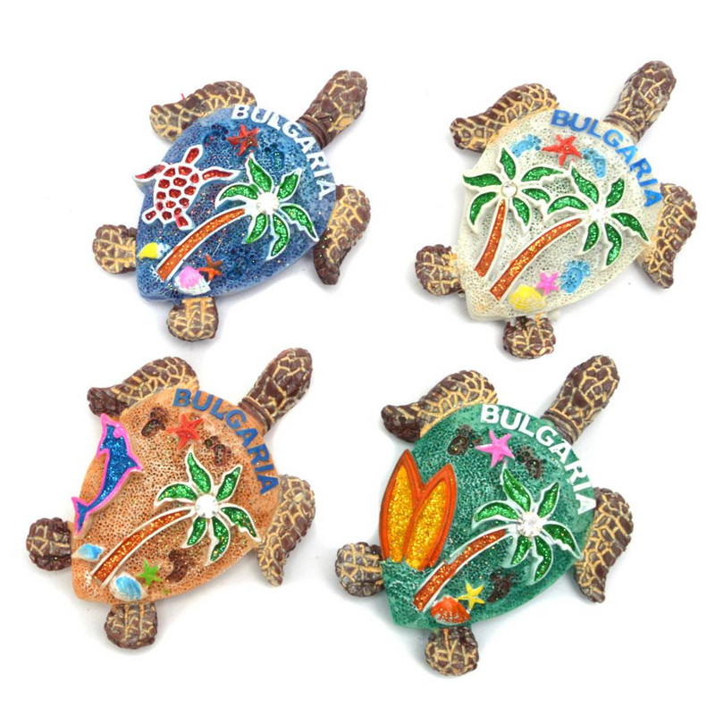 Магнитна фигурка, Костенурка, Керамична, 8х7 см