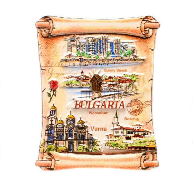 Магнитна фигурка, Папирус, Керамична, 7х5.5 см.