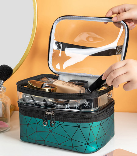 Αδιάβροχη φορητή θήκη αποθήκευσης μακιγιάζ