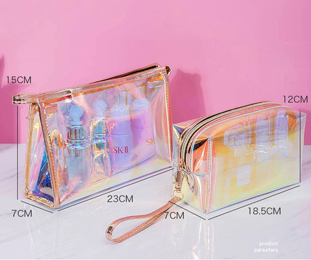 Kozmetički prozirni set za šminkanje