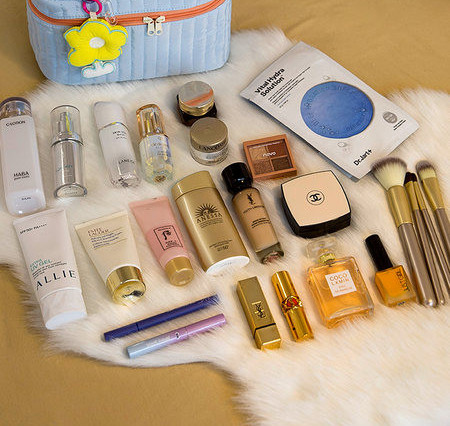 Υφασμάτινη θήκη αποθήκευσης μακιγιάζ