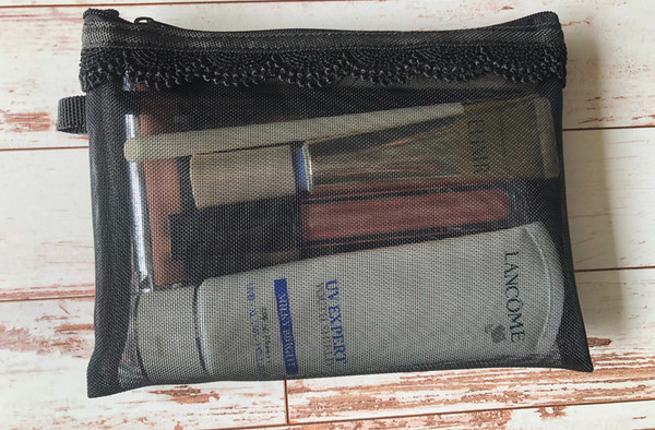 Φορητή διχτυωτή τσάντα μακιγιάζ