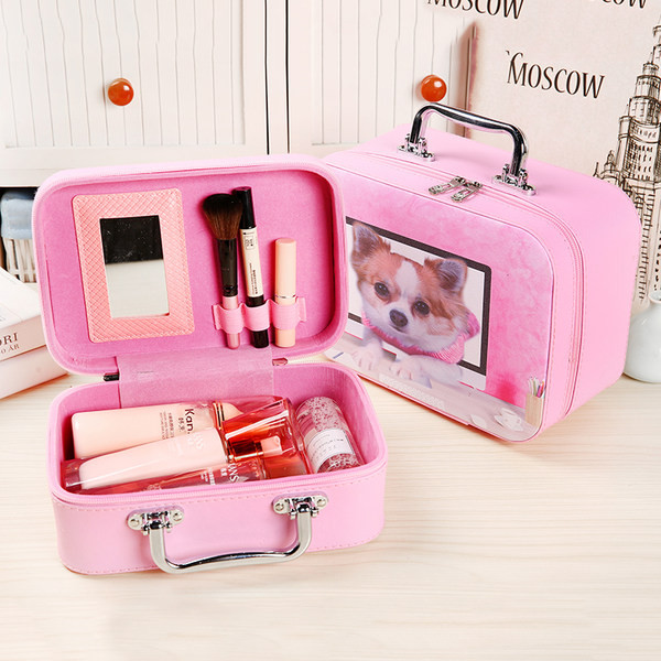 Prijenosna kozmetička torbica - kutija za odlaganje šminke i toaletnih potrepština