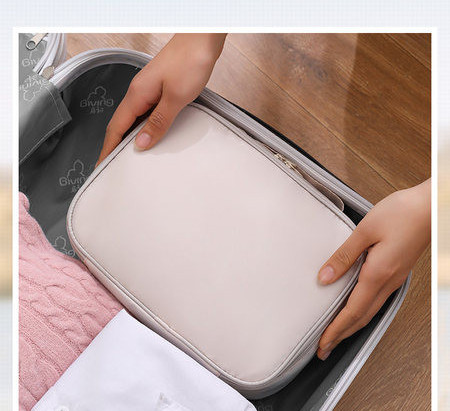 Φορητή καλλυντική θήκη ταξιδίου για αποθήκευση μακιγιάζ και καλλυντικών