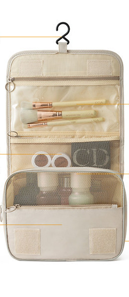 Tekstilni kozmetički kovčeg različite boje