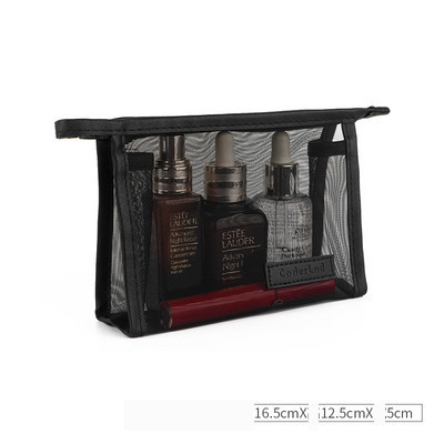 Musta värvi kosmeetikakomplekt jumestamiseks