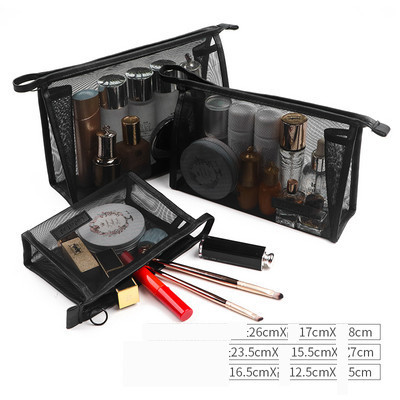 Musta värvi kosmeetikakomplekt jumestamiseks