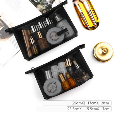 Musta värvi kosmeetikakomplekt jumestamiseks