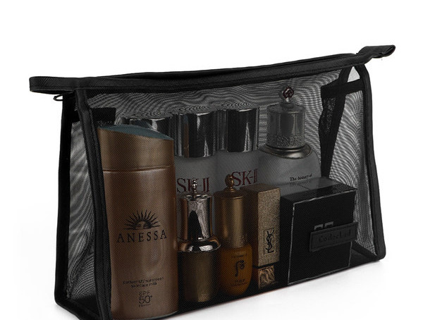 Musta värvi kosmeetikakomplekt jumestamiseks