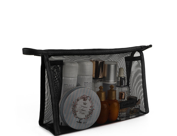 Musta värvi kosmeetikakomplekt jumestamiseks