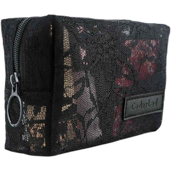 Δαντελένιο νεσεσέρ για μακιγιάζ και προϊόντα περιποίησης