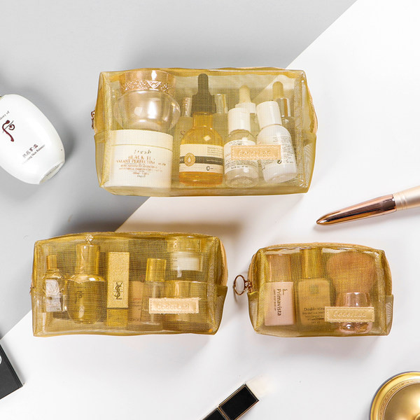 Mrežasta torbica za šminku i toaletne potrepštine