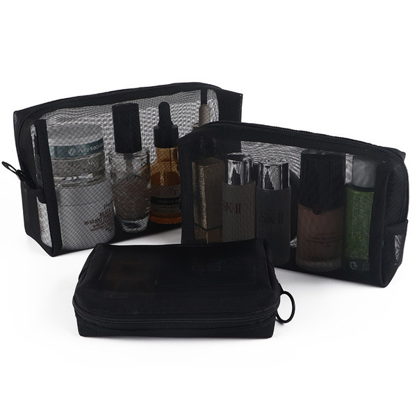 Mrežasta torbica za šminku i toaletne potrepštine