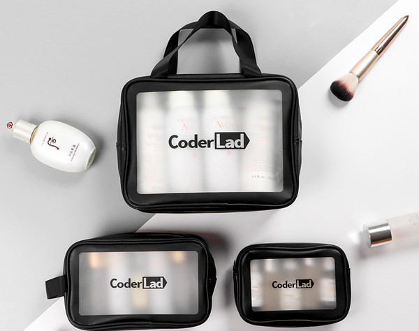 Kozmetički neseser s natpisom