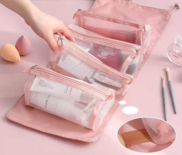 Prijenosna sklopiva putna torbica - za spremanje šminke i toaletnih potrepština