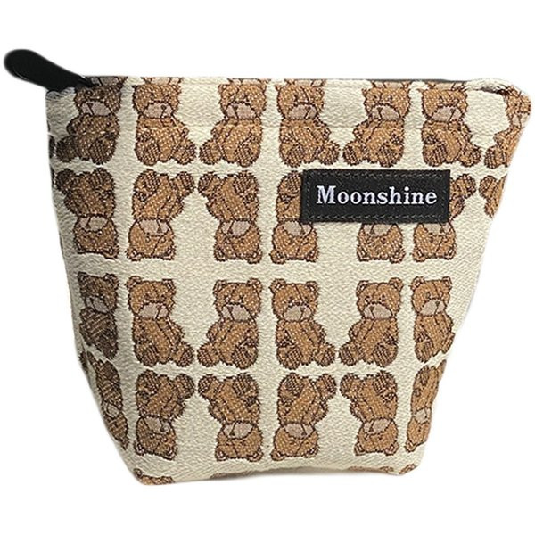 Toc de toaletă textil pentru depozitarea machiajului și articolelor de toaletă