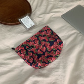 Trusa de machiaj textil cu model colorat