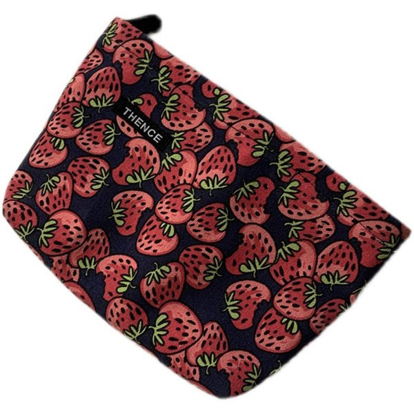 Υφασμάτινο σετ μακιγιάζ με πολύχρωμο σχέδιο