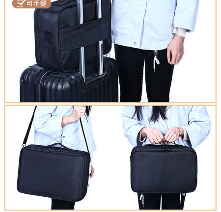 Aktatáska típusú kozmetikai rendszerező