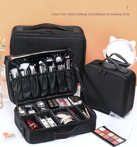 Aktatáska típusú kozmetikai rendszerező