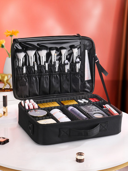 Aktatáska típusú kozmetikai rendszerező