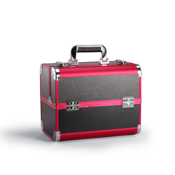 Pārnēsājams kosmētikas maciņš ar daudziem nodalījumiem