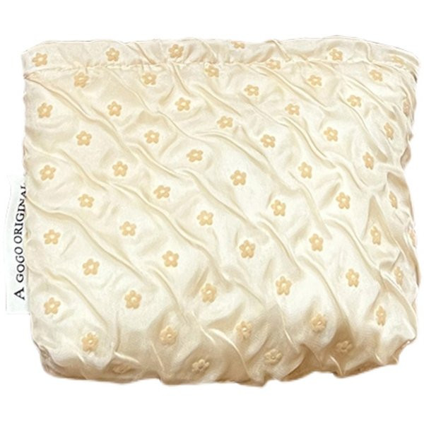 Tekstilna torbica za šminkanje sa cvjetnim motivima