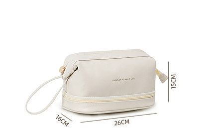 Kožna kozmetička torbica za odlaganje šminke