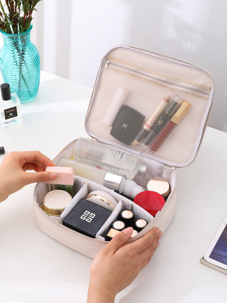 Τσάντα καλλυντικών με πολλές θήκες - κατάλληλη για ταξίδια
