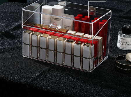 Διάφανο κουτί αποθήκευσης κραγιόν