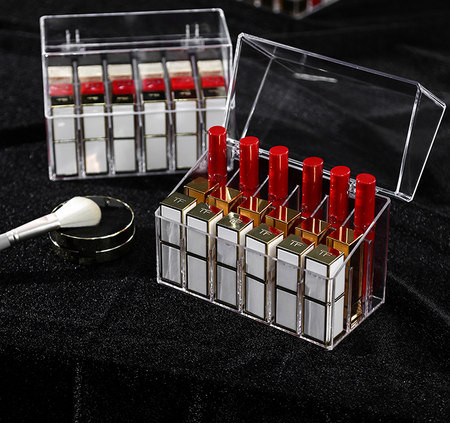 Διάφανο κουτί αποθήκευσης κραγιόν