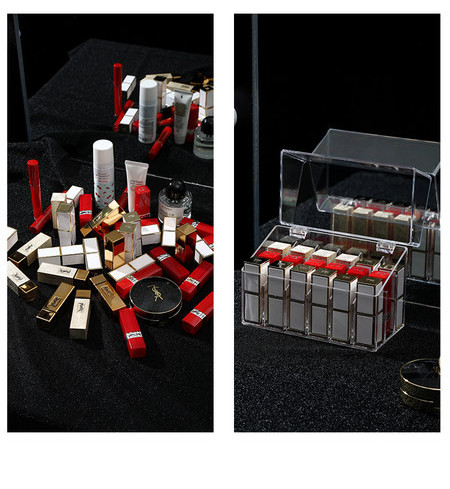 Διάφανο κουτί αποθήκευσης κραγιόν