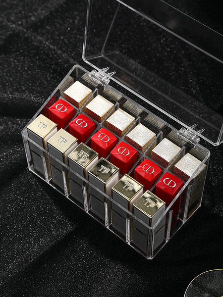 Διάφανο κουτί αποθήκευσης κραγιόν